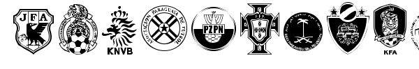 2006 Team font preview